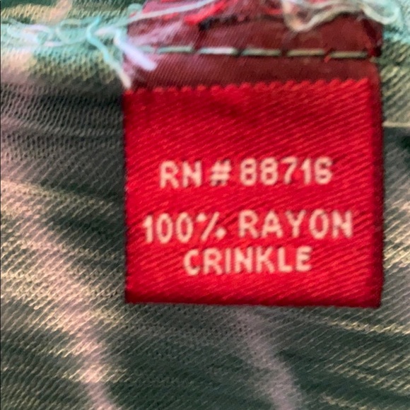 Orange, Green, & White Dress or Tunic - Picture 5 of 6